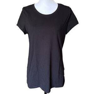 No Boundaries black V-neck tee shirt juniors sz XL‎ -NWOT